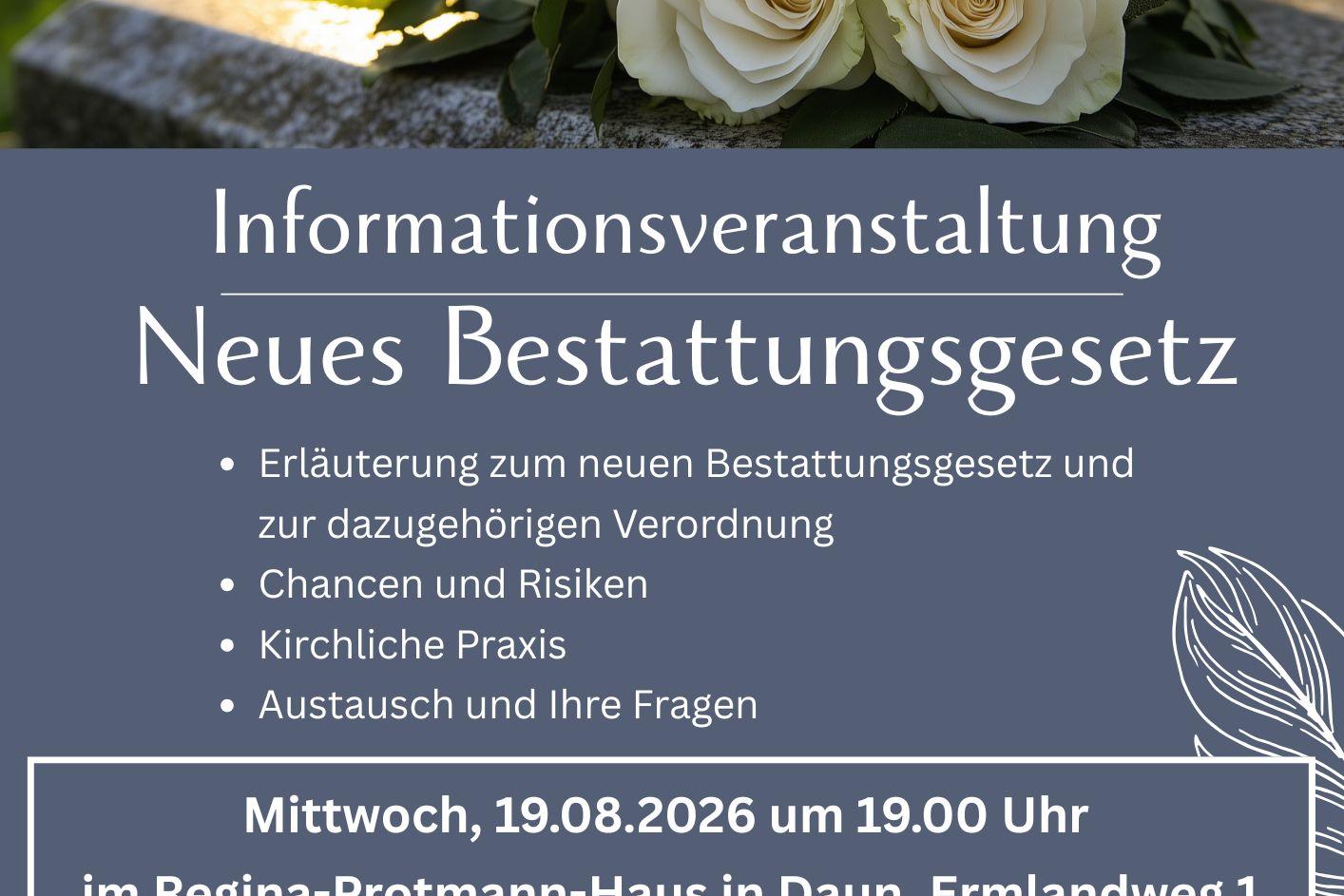 Flyer Infoveranstaltung Daun