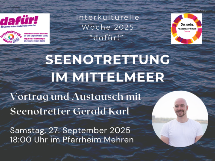 Homepage Seenotrettung im Mittelmeer Vortrag von Gerald Karl